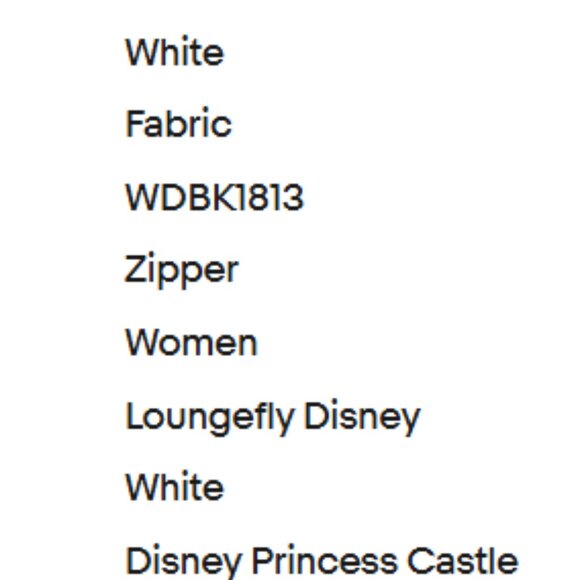 Disney Loungefly Mini Backpack Snow White Castle Series